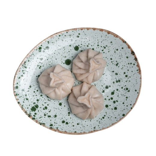 Хінкалі з сиром та зеленню