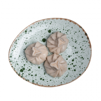 Хінкалі з сиром та зеленню